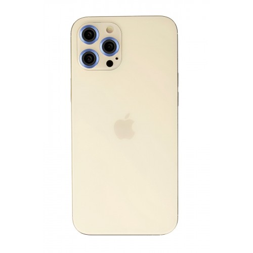 Newface iPhone 12 Pro Metal Kamera Lens - Mavi