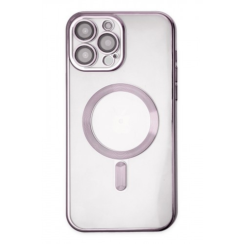 Newface iPhone 14 Pro Max Kılıf Kross Magneticsafe Kapak - Mor