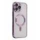 Newface iPhone 14 Pro Max Kılıf Kross Magneticsafe Kapak - Mor