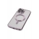 Newface iPhone 14 Pro Max Kılıf Kross Magneticsafe Kapak - Mor