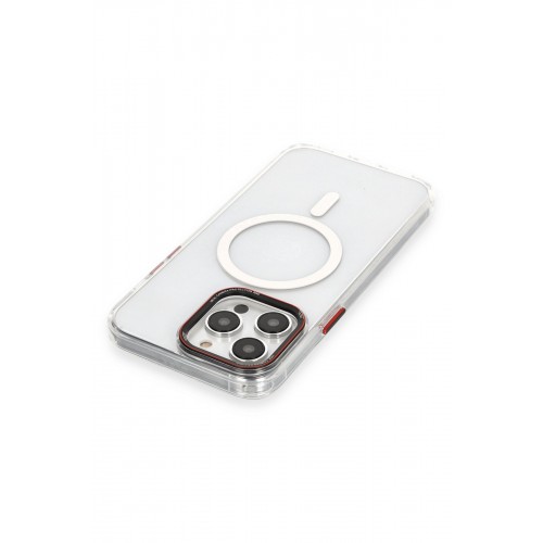 Newface iPhone 14 Pro Kılıf Dinamik Magneticsafe Silikon - Şeffaf Newface iPhone 14 Pro Kılıf Dinamik Magneticsafe Silikon - Şeffaf
