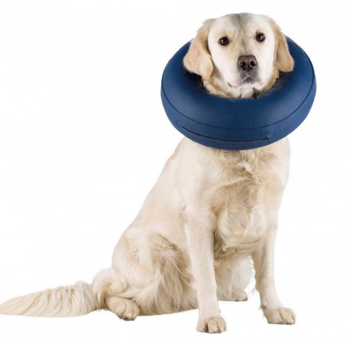 Trixie Köpek Koruyucu Şişme Yakalık L-XL Mavi