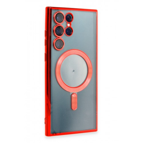 Newface Samsung Galaxy S23 Ultra Kılıf Kross Magneticsafe Kapak - Kırmızı Newface Samsung Galaxy S23 Ultra Kılıf Kross Magneticsafe Kapak - Kırmızı