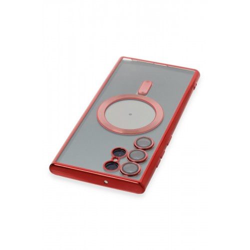 Newface Samsung Galaxy S23 Ultra Kılıf Kross Magneticsafe Kapak - Kırmızı Newface Samsung Galaxy S23 Ultra Kılıf Kross Magneticsafe Kapak - Kırmızı