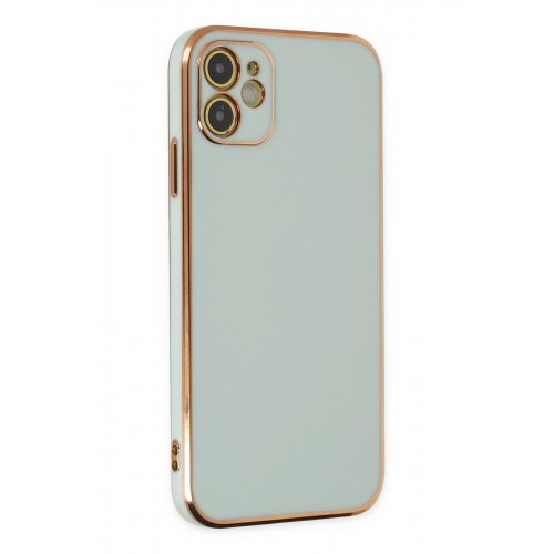Newface iPhone 11 Kılıf Volet Silikon - Açık Yeşil Newface iPhone 11 Kılıf Volet Silikon - Açık Yeşil