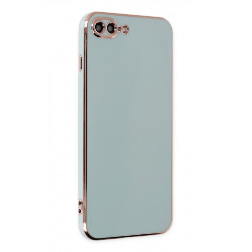 Newface iPhone 7 Plus Kılıf Volet Silikon - Açık Yeşil Newface iPhone 7 Plus Kılıf Volet Silikon - Açık Yeşil