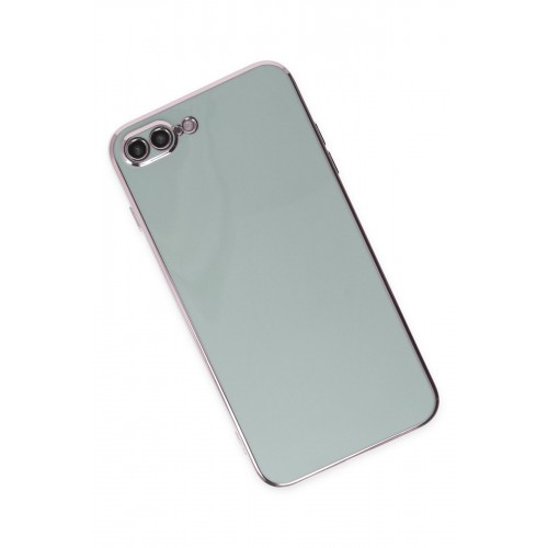 Newface iPhone 7 Plus Kılıf Volet Silikon - Açık Yeşil Newface iPhone 7 Plus Kılıf Volet Silikon - Açık Yeşil