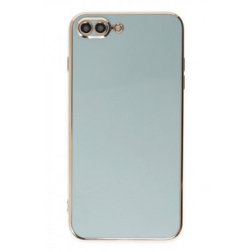 Newface iPhone 7 Plus Kılıf Volet Silikon - Açık Yeşil Newface iPhone 7 Plus Kılıf Volet Silikon - Açık Yeşil