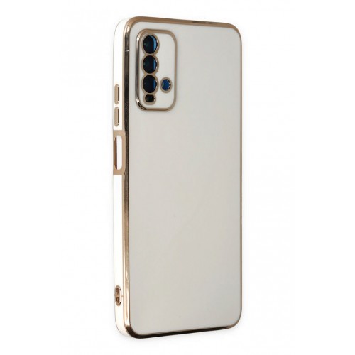 Newface Xiaomi Redmi Note 9 4G Kılıf Volet Silikon - Beyaz