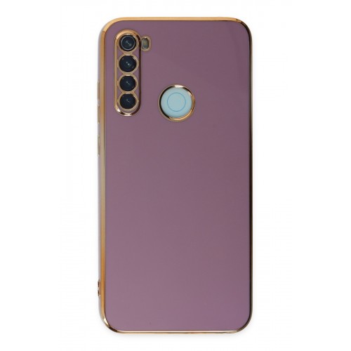 Newface Xiaomi Redmi Note 8 Kılıf Volet Silikon - Mor