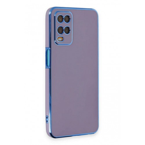 Newface Oppo A54 4G Kılıf Volet Silikon - Mor Newface Oppo A54 4G Kılıf Volet Silikon - Mor