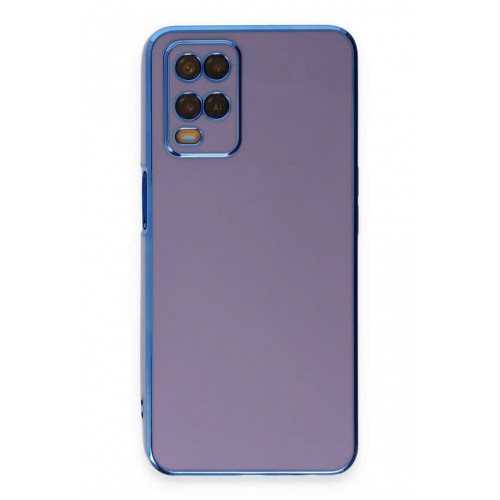 Newface Oppo A54 4G Kılıf Volet Silikon - Mor Newface Oppo A54 4G Kılıf Volet Silikon - Mor