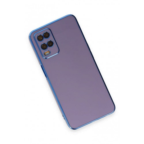 Newface Oppo A54 4G Kılıf Volet Silikon - Mor Newface Oppo A54 4G Kılıf Volet Silikon - Mor