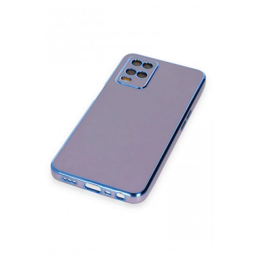 Newface Oppo A54 4G Kılıf Volet Silikon - Mor Newface Oppo A54 4G Kılıf Volet Silikon - Mor