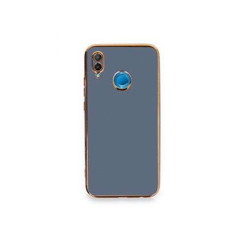 Newface Huawei P20 Lite Kılıf Volet Silikon - Mavi Newface Huawei P20 Lite Kılıf Volet Silikon - Mavi