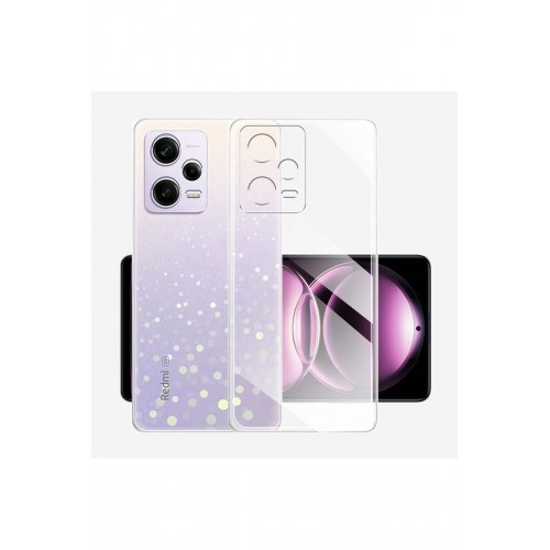 Newface Xiaomi Poco X5 5G Kılıf Lüx Şeffaf Silikon
