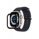 Newface Apple Watch Ultra 49mm Alüminyum Kasa Cam Ekran Koruyucu - Siyah Newface Apple Watch Ultra 49mm Alüminyum Kasa Cam Ekran Koruyucu - Siyah