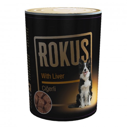 ROKUS CIĞERLI KÖPEK KONSERVESI 410G ROKUS CIĞERLI KÖPEK KONSERVESI 410G