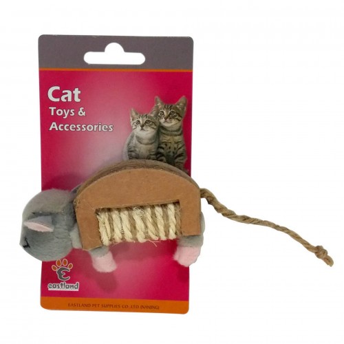 Eastland Pelu Hışırtılı Kedı Oyuncağı Fare 10x6 Cm Eastland Pelu Hışırtılı Kedı Oyuncağı Fare 10x6 Cm
