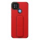 Newface Xiaomi Redmi 9C Kılıf Mega Standlı Silikon - Kırmızı