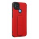 Newface Xiaomi Redmi 9C Kılıf Mega Standlı Silikon - Kırmızı