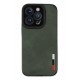 Newface iPhone 14 Pro Max Kılıf Loop Deri Silikon - Yeşil
