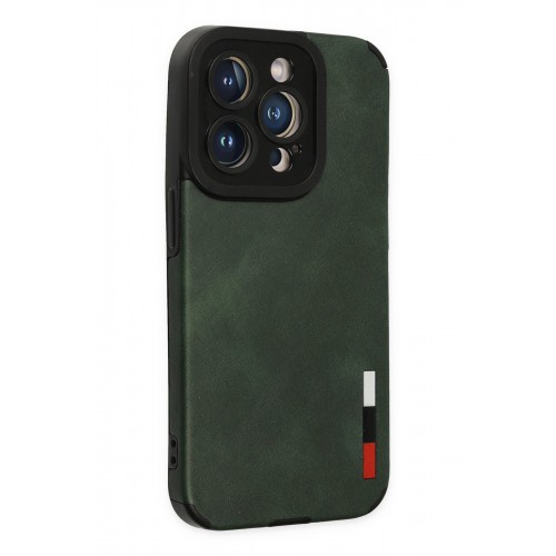 Newface iPhone 14 Pro Max Kılıf Loop Deri Silikon - Yeşil Newface iPhone 14 Pro Max Kılıf Loop Deri Silikon - Yeşil