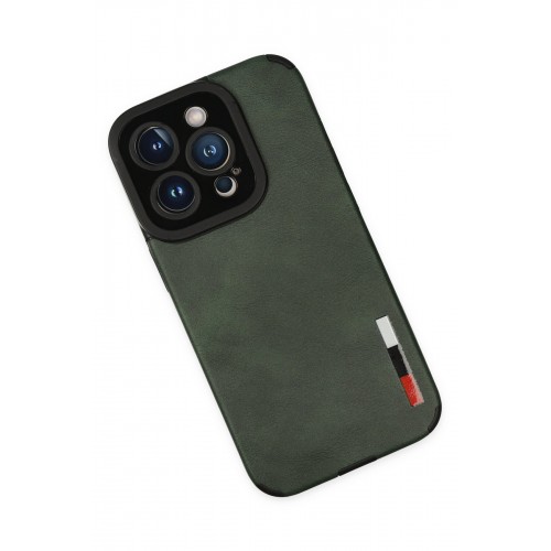 Newface iPhone 14 Pro Max Kılıf Loop Deri Silikon - Yeşil Newface iPhone 14 Pro Max Kılıf Loop Deri Silikon - Yeşil
