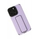 Newface iPhone 14 Pro Max Kılıf Mega Standlı Silikon - Lila