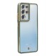 Newface Samsung Galaxy S21 Ultra Kılıf Liva Lens Silikon - Yeşil
