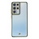 Newface Samsung Galaxy S21 Ultra Kılıf Liva Lens Silikon - Yeşil