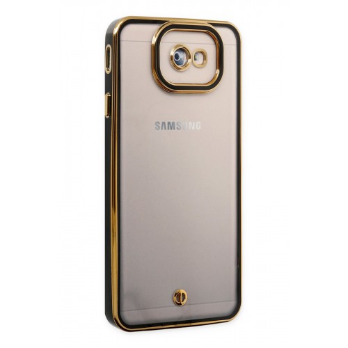Newface Samsung Galaxy J7 Prime Kılıf Liva Lens Silikon - Siyah