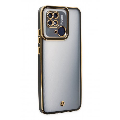Newface Xiaomi Poco C40 Kılıf Liva Lens Silikon - Siyah