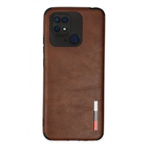 Newface Xiaomi Poco C40 Kılıf Loop Deri Silikon - Kahverengi Newface Xiaomi Poco C40 Kılıf Loop Deri Silikon - Kahverengi