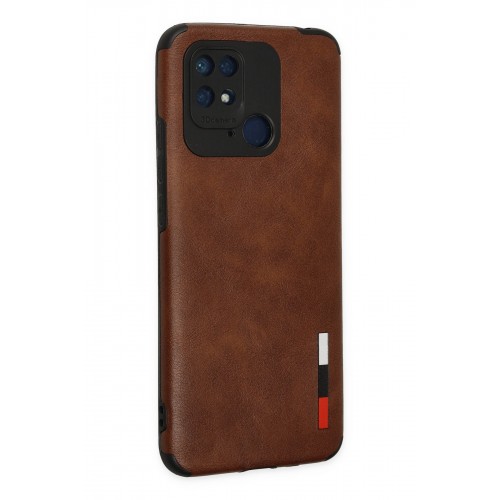 Newface Xiaomi Poco C40 Kılıf Loop Deri Silikon - Kahverengi Newface Xiaomi Poco C40 Kılıf Loop Deri Silikon - Kahverengi
