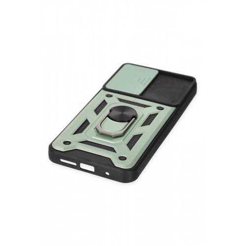 Newface Xiaomi Redmi Note 9 4G Kılıf Pars Lens Yüzüklü Silikon - Yeşil Newface Xiaomi Redmi Note 9 4G Kılıf Pars Lens Yüzüklü Silikon - Yeşil