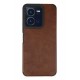 Newface Vivo Y22S Kılıf Loop Deri Silikon - Kahverengi Newface Vivo Y22S Kılıf Loop Deri Silikon - Kahverengi