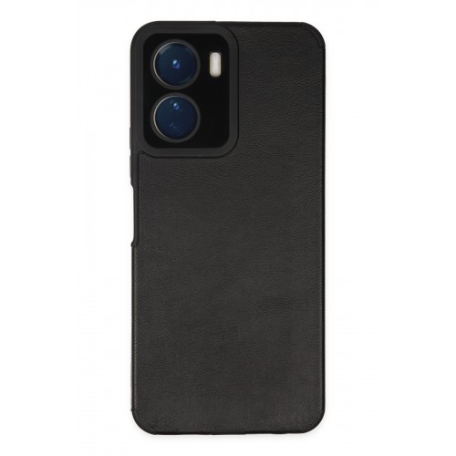 Newface Vivo Y16 Kılıf Loop Deri Silikon - Siyah Newface Vivo Y16 Kılıf Loop Deri Silikon - Siyah