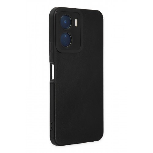 Newface Vivo Y16 Kılıf Loop Deri Silikon - Siyah Newface Vivo Y16 Kılıf Loop Deri Silikon - Siyah
