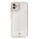 Newface Samsung Galaxy A04 Kılıf Liva Lens Silikon - Beyaz