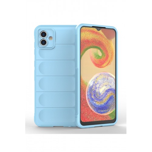 Newface Samsung Galaxy A04 Kılıf Optimum Silikon - Sky Blue Newface Samsung Galaxy A04 Kılıf Optimum Silikon - Sky Blue