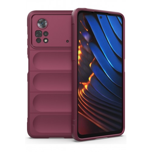 Newface Xiaomi Poco X4 Pro 5G Kılıf Optimum Silikon - Bordo Newface Xiaomi Poco X4 Pro 5G Kılıf Optimum Silikon - Bordo