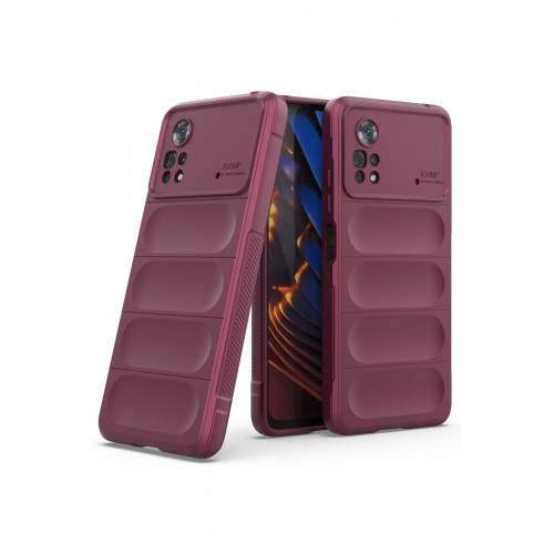 Newface Xiaomi Poco X4 Pro 5G Kılıf Optimum Silikon - Bordo Newface Xiaomi Poco X4 Pro 5G Kılıf Optimum Silikon - Bordo