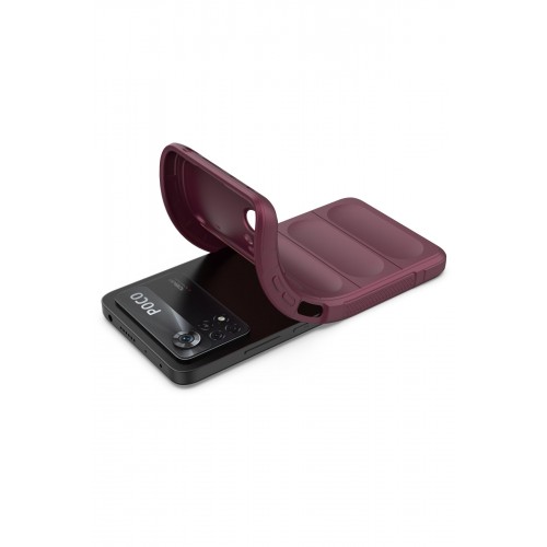 Newface Xiaomi Poco X4 Pro 5G Kılıf Optimum Silikon - Bordo Newface Xiaomi Poco X4 Pro 5G Kılıf Optimum Silikon - Bordo