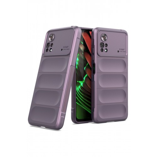 Newface Xiaomi Poco X4 Pro 5G Kılıf Optimum Silikon - Mor Newface Xiaomi Poco X4 Pro 5G Kılıf Optimum Silikon - Mor