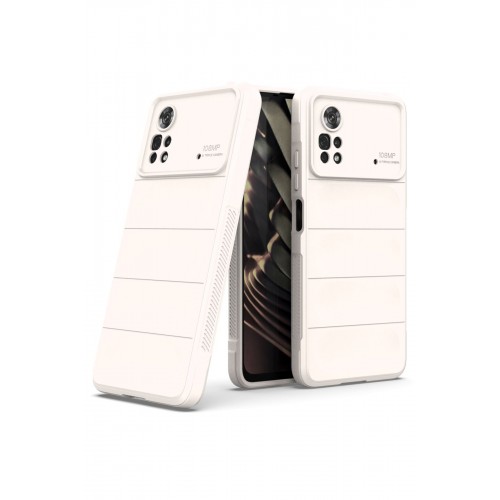 Newface Xiaomi Poco X4 Pro 5G Kılıf Optimum Silikon - Krem Newface Xiaomi Poco X4 Pro 5G Kılıf Optimum Silikon - Krem