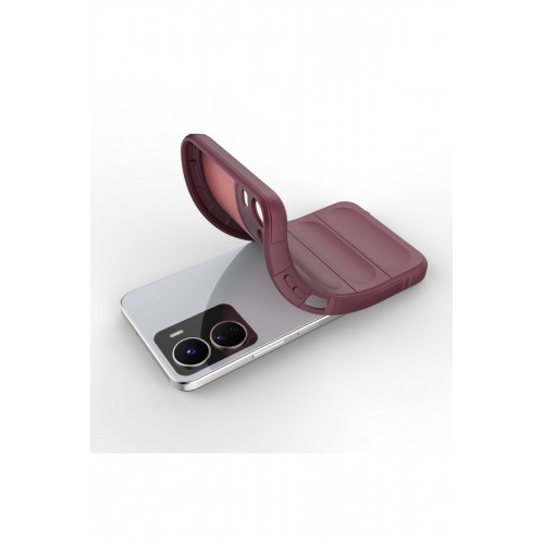 Newface Vivo Y16 Kılıf Optimum Silikon - Bordo Newface Vivo Y16 Kılıf Optimum Silikon - Bordo