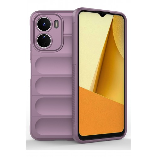 Newface Vivo Y16 Kılıf Optimum Silikon - Mor Newface Vivo Y16 Kılıf Optimum Silikon - Mor