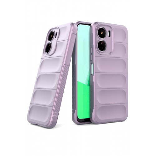 Newface Vivo Y16 Kılıf Optimum Silikon - Mor Newface Vivo Y16 Kılıf Optimum Silikon - Mor