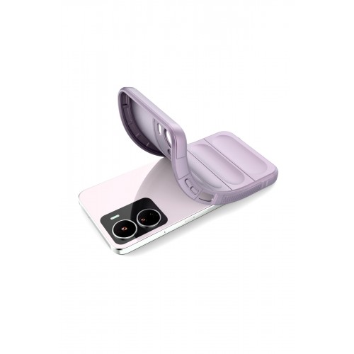 Newface Vivo Y16 Kılıf Optimum Silikon - Mor Newface Vivo Y16 Kılıf Optimum Silikon - Mor